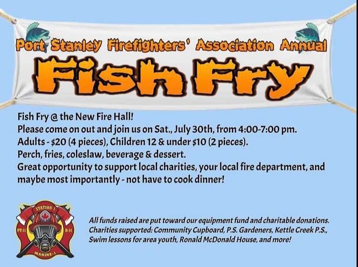 Port Stanley Fire Fighters Association - Fish Fry