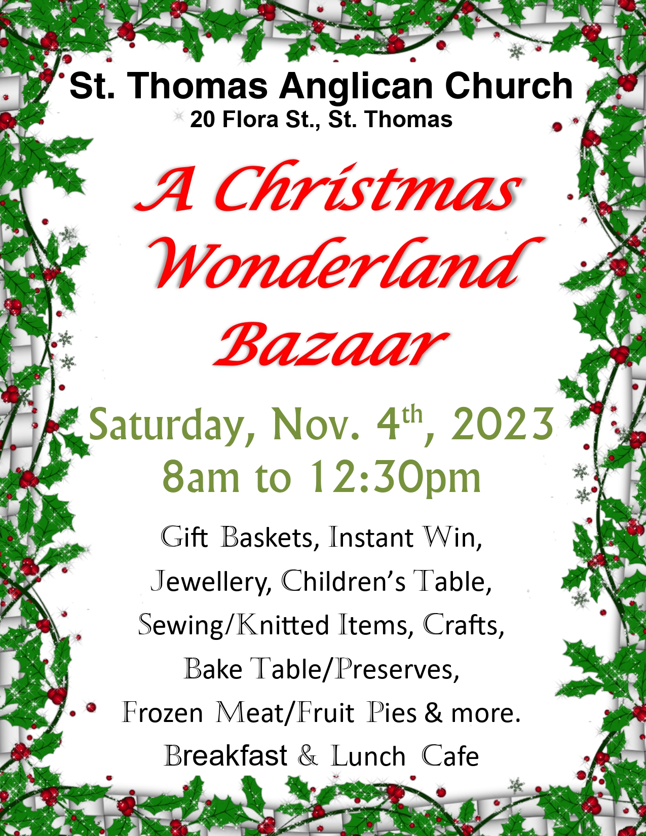 Christmas Wonderland Bazaar